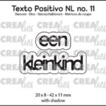 Crealies Texto Positivo een kleinkind - NL (H) POSNL11