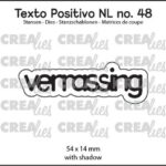 Crealies Texto Positivo verrassing - NL (H) POSNL48