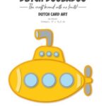 Dutch Doobadoo Card Art Duikboot A5 470.784.326