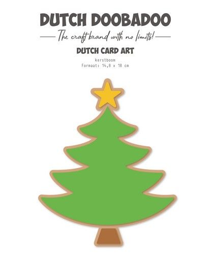 Dutch Doobadoo Card Art Kerstboom A5 470.784.317