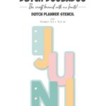 Dutch Doobadoo Planner stencil Juni (NL) 470.784.327