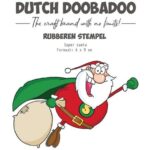 **EUROKNALLER** Dutch Doobadoo Rubber stempel Super Santa 497.004.013