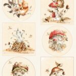 Marianne D Decoupage Autumn leaves VK9613 A4, 6 images