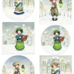 Marianne D Decoupage Hetty's Snoesjes - Winter City HK1715 A4