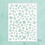 Mintay Kreativa - 6 x 8 Stencil - Bubbles MTK-STEN-37