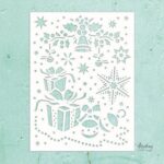 Mintay Kreativa - 6 x 8 Stencil - Christmas Mix MTK-STEN-38