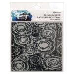 Ranger - Cling Rubber Background Stamp 6x6 Splish Splash - Simon Hurley