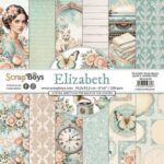 ScrapBoys Elizabeth paperpad 24 vl+cut out elements-DZ SB-ELIZ-09