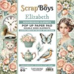 Scrapboys POP UP Paperpad double sided elements - Elizabeth SB-ELIZ-11