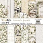 ScrapBoys Romantic Garden paperpad 24 vl+cut out elements-DZ SB-ROGA-09