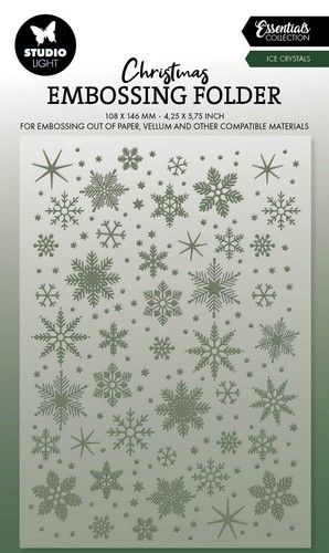 Studio Light Embossing Folder Ice crystals Essentials nr.21 SL-ES-EMB21