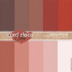 Card Deco Color Paperpack - Dots - Red - A4