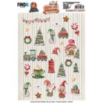 Cutting Sheets - Yvonne Creations - Gnome For Christmas - Small Elements