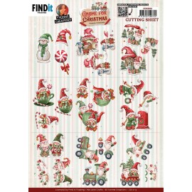 Cutting Sheets – Yvonne Creations – Gnome For Christmas – Mini