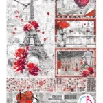 **-50%**paperpack - paris je t'aime - ciao bella CBCL081