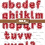 Crealies Alfies Alfabet 07 kleine letters CLALF07