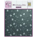 3D embossing folder - moose - nellie snellen EF3D094