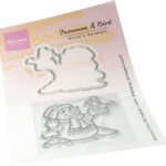 Marianne D Clear Stamps&dies Eline's Sneeuwpop&Vogel EC0204