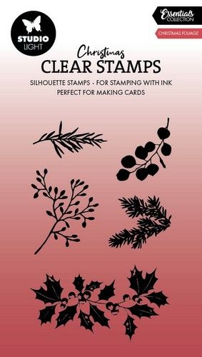 Studio Light Clear Stamp Christmas foliage Essentials nr.712 SL-ES-STAMP712