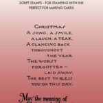 Studio Light Clear Stamp Christmas verses Essentials nr.713 SL-ES-STAMP713