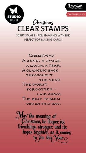 Studio Light Clear Stamp Christmas verses Essentials nr.713 SL-ES-STAMP713