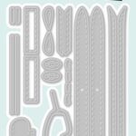 Studio Light Cutting Die Accessoires skiing Friendz nr.879 CCL-FR-CD879