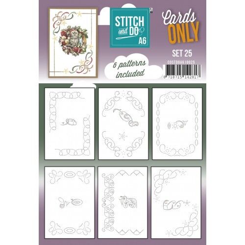 Stitch and Do – Cards Only A6 – Set 25