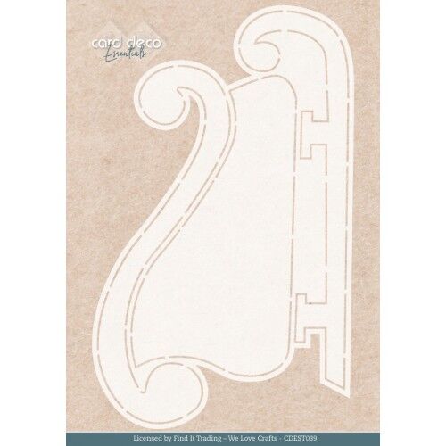 Stencil – Card Deco Essentials -Nostalgic Sleigh – A5