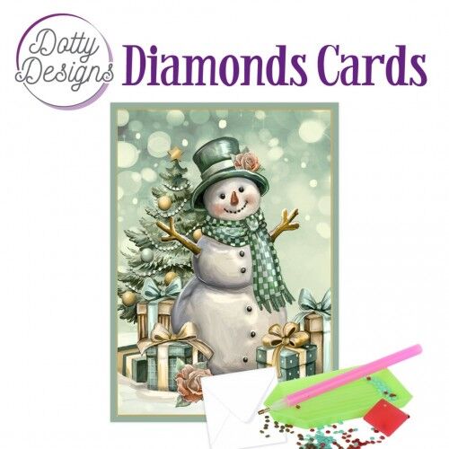 Dotty Designs Diamond Cards – Snowman