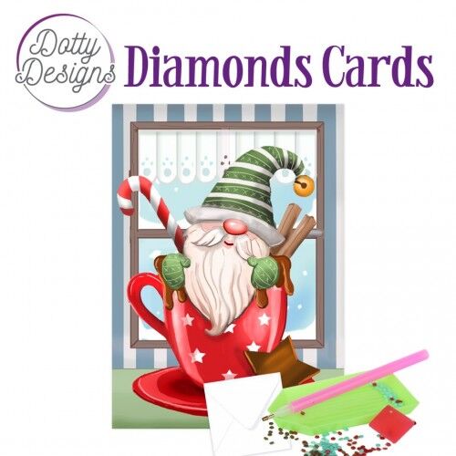 Dotty Designs Diamond Cards – Christmas Gnome 2