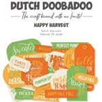 Dutch Doobadoo Happy Harvest die-cuts Teksten 23 st (EN) 474.007.043