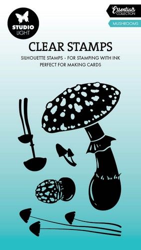 Studio Light Clear Stamp Mushrooms Essentials nr.708 SL-ES-STAMP708