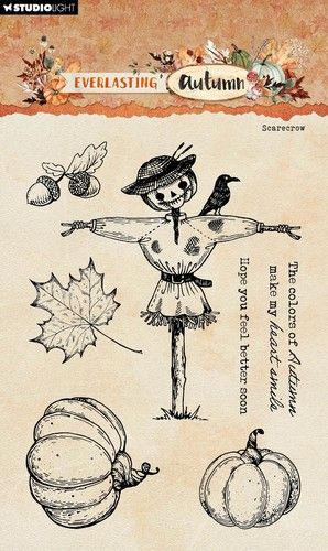 Studio Light Clear Stamp Scarecrow Everl. Autumn nr.716 SL-EA-STAMP716