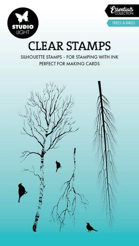 Studio Light Clear Stamp Trees & Birds Essentials nr.703 SL-ES-STAMP703