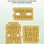 Studio Light Hot Foil Dies Sentiments Essentials nr.05 SL-ES-HFCD05