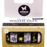 Studio Light Washi tape Black/white - NL - Gold Essentials nr.25 SL-ES-WASH25