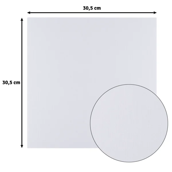 Florence • Linnenkarton 250g 30,5x30,5cm White 10x - Afbeelding 2