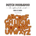 Stencil - DDBD - Men at Work - Dutch alphabet art - 26 pcs