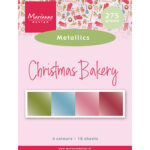 Marianne Design • Paperpad Christmas Bakery by Marleen Metallics