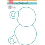 Marianne Design • Craft Stencil Christmas Ornaments by Marleen