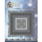 Snijmal - Berries Beauties - Falling for Christmas - Falling Square Frame
