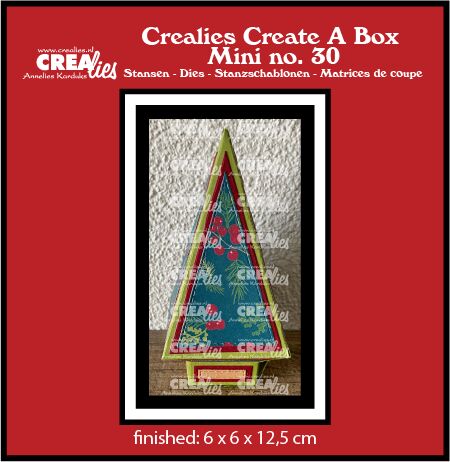 Snijmallen Create A Box Mini nr. 30 Kerstboom mini – Crealies