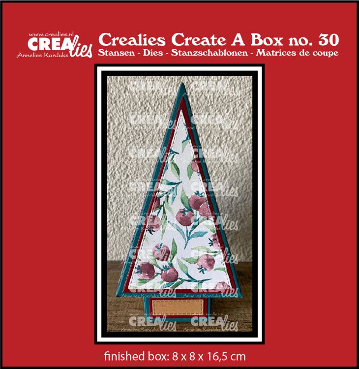 Snijmallen Create A Box Medium nr. 30 Kerstboom – Crealies