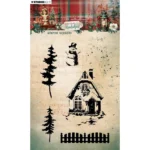 **-50%** Studio Light • Festive Nostalgia Clear Stamp Winter Scenery