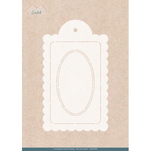 Stencil – Card Deco Essentials – Blossom Blush – Blossom Blush Label – A5