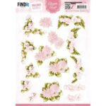 3D Cutting Sheets - Precious Marieke - Blossom Blush - Light Pink