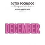 **-50%** Planner stencil - DDBD - December - A5