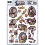 3D Cutting Sheets - Amy Design - We Are Men - Drinks