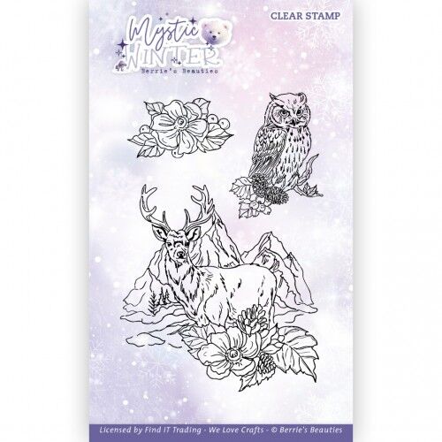 Clear Stamps – Berries Beauties – Mystic Winter – Deer