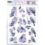 3D Cutting Sheets - Berries Beauties - Mystic Winter - Mystic Birds